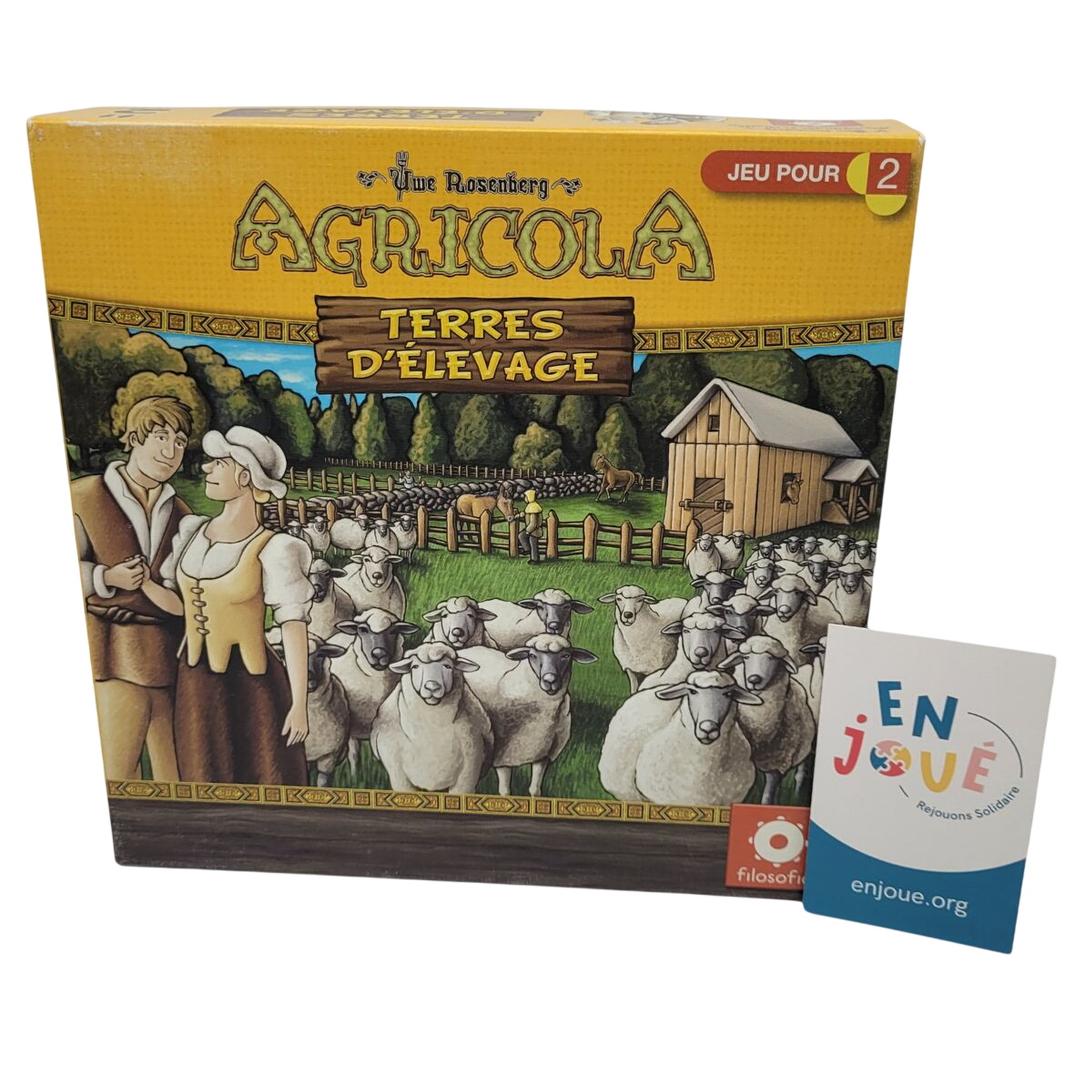 Acheter Jeu de société - Agricola Terres d'élevage - Filosofia - À partir de 13 ans. Bon état - 16,00 € Jeu de société - Agricola Terres d'élevage - Filosofia - À partir de 13 ans. Bon état - reconditionné disponible sur Label Emmaüs